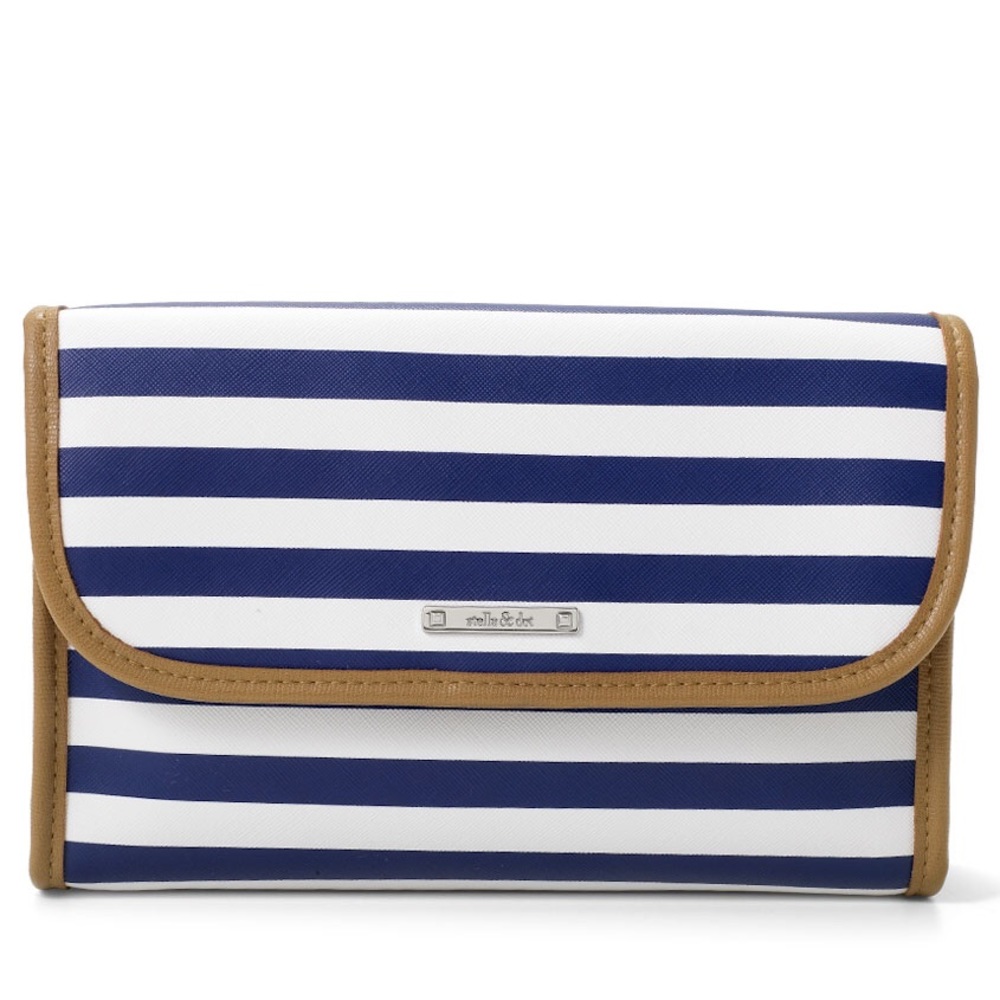 NIB Stella & Dot Hang On Navy Stripe